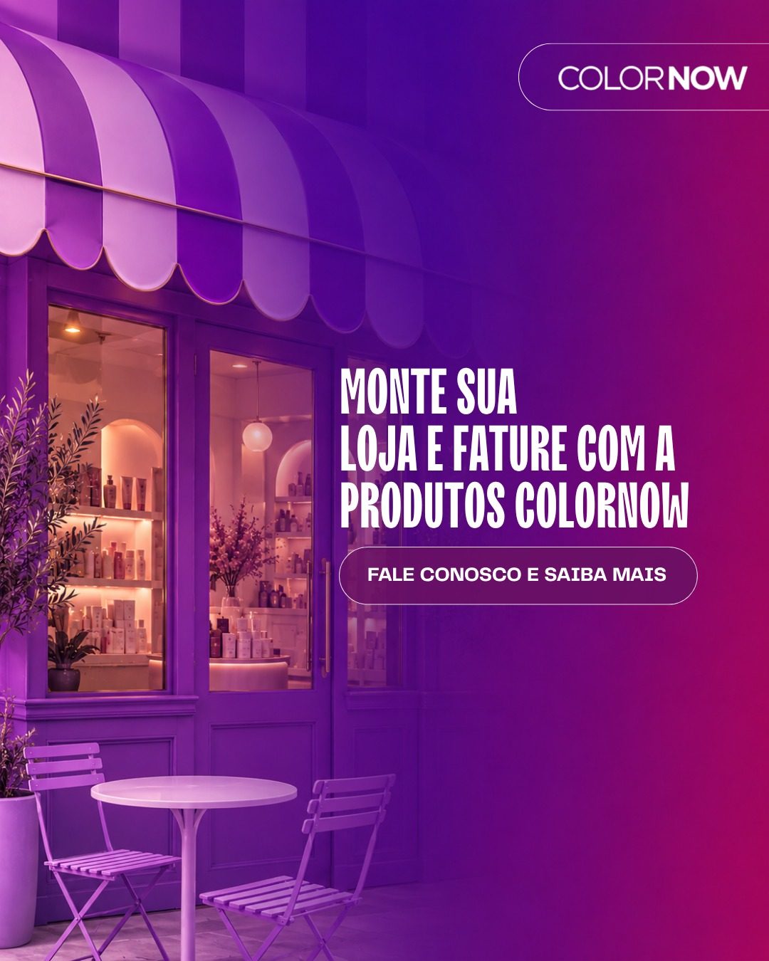 Monte sua loja e fature com produtos ColorNow